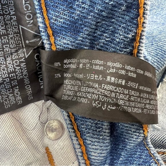 NWT Zara 90s Bermuda Shorts in Tampa Blue - Picture 6 of 6